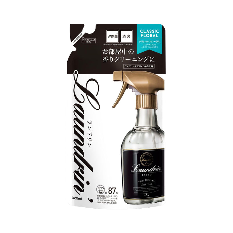 란도린 패브릭 미스트 섬유탈취제 클래식 플로럴 리필 320ml