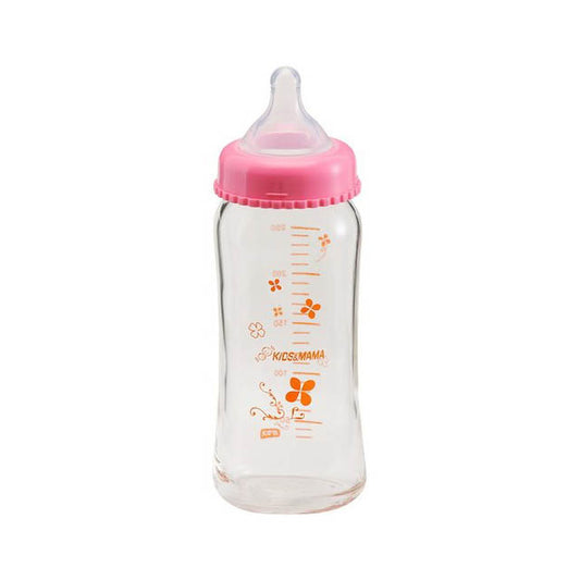 유리 광구 젖병 250mL(핑크)