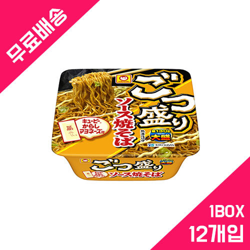 고츠모리 소스 야키소바 1박스 (12개입)
