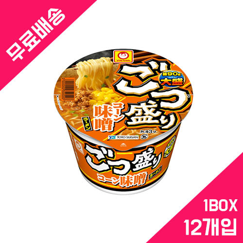 고츠모리 옥수수 미소 라멘 1박스 (12개입)