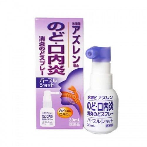 시로가네제약 퍼플샷 목통증 소염스프레이 30ml