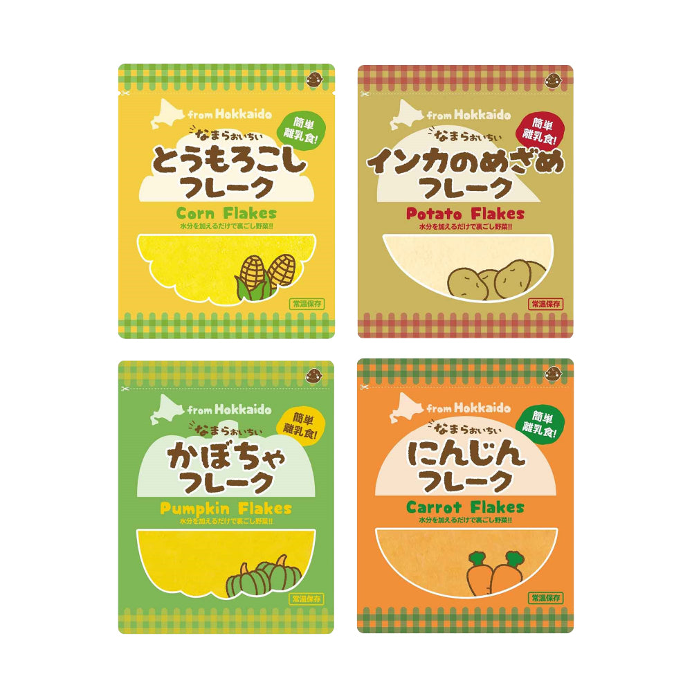 [타이모우] 나마라 오이치이 홋카이도산 이유식 후레이크 60g 4종 시리즈