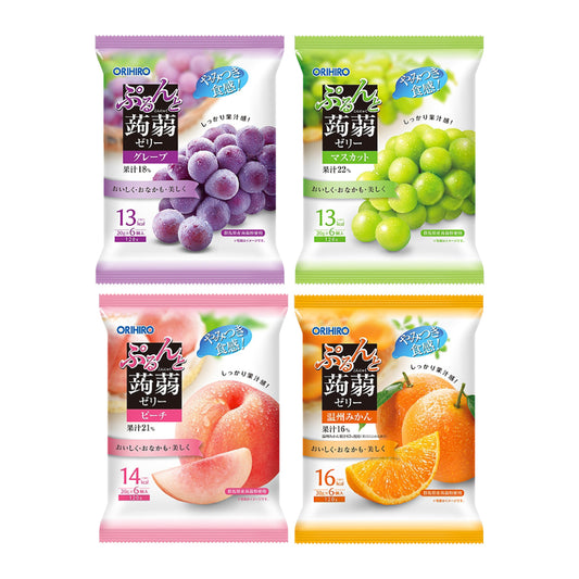 [오리히로] 곤약 젤리 1가지 맛 6개입 시리즈