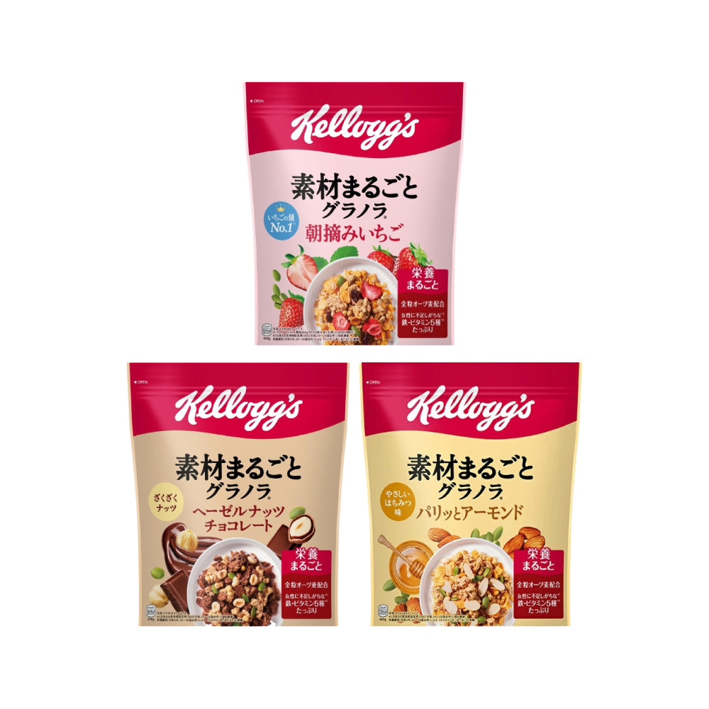 [켈로그] 마루고토 그래놀라 400g 3종 시리즈