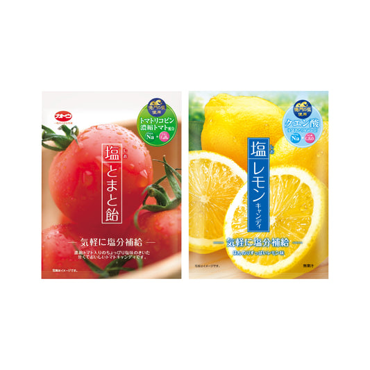 [카토제과] 소금 구연산 과일캔디 (토마토/레몬)