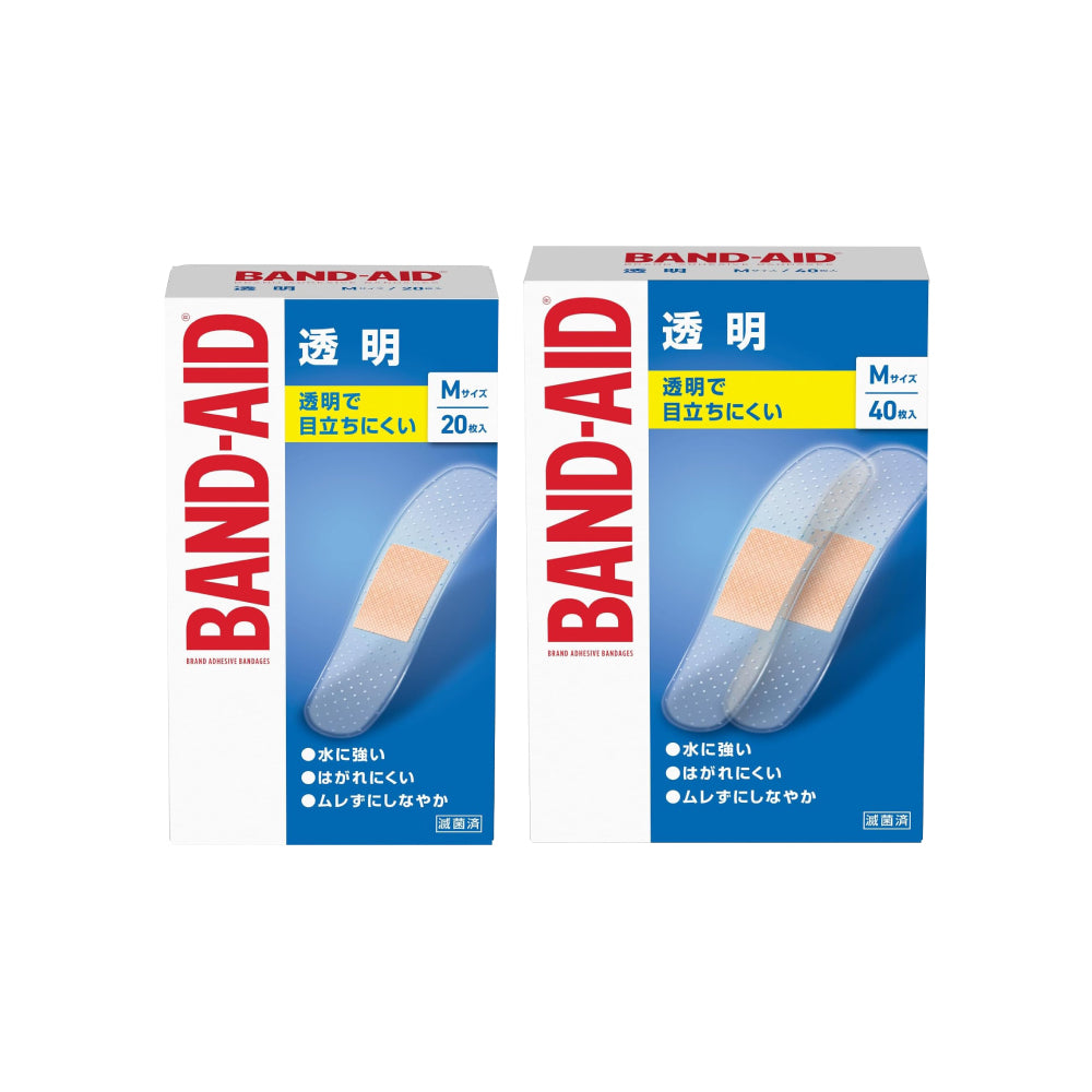 밴드에이드(BAND-AID) 투명타입 구급밴드 반창고 시리즈