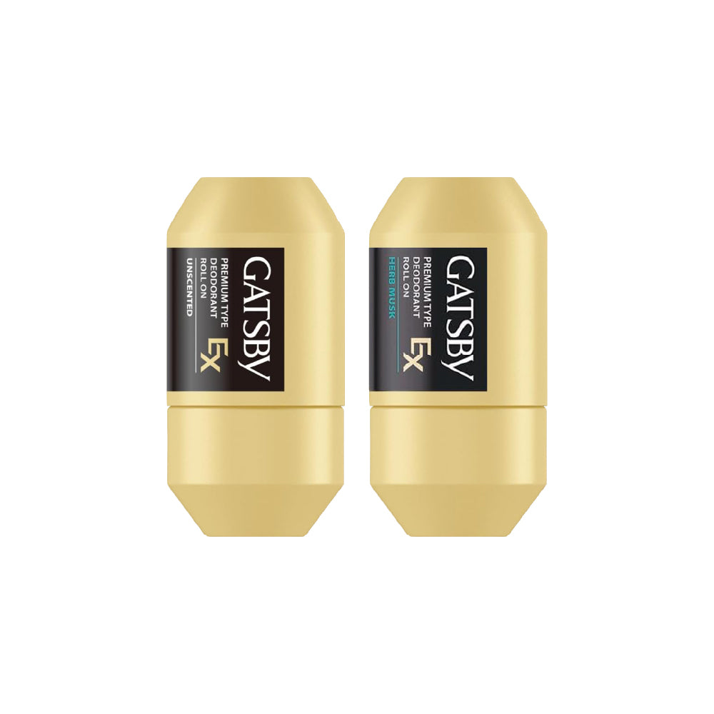 [GATSBY] 갸스비 맨즈 EX 프리미엄 데오드란트 롤온 60ml 2종 시리즈