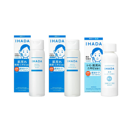 [시세이도] IHADA 이하다 약용 스킨케어 수분 토너 180ml 본품 3종 시리즈
