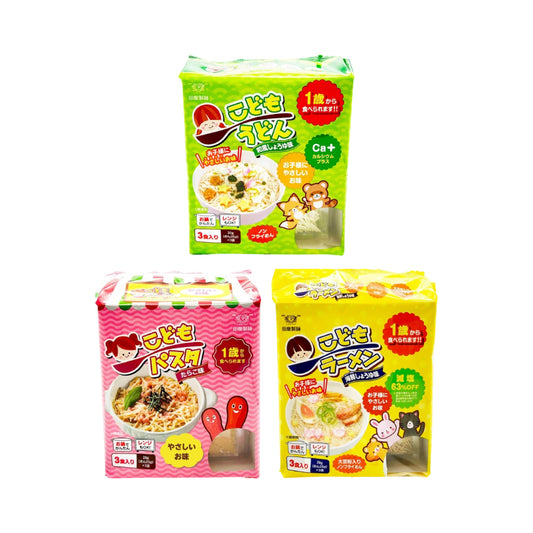 [아카짱혼포] 어린이 면요리 3종 시리즈 (1살~)