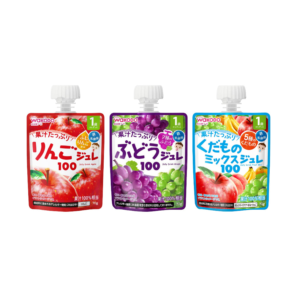 [아사히] 마이 젤리 드링크 100 70g 3종 시리즈 (1살~)