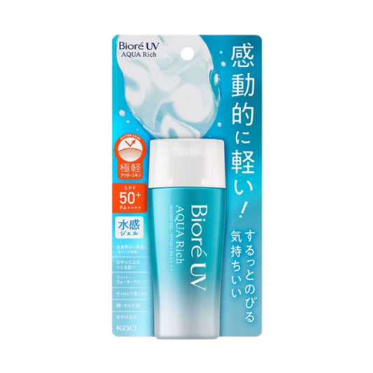 [수량한정]비오레 아쿠아리치 워터리 젤 SPF50+ PA++++ 90ml