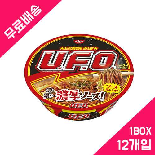 닛신 UFO 야키소바 오리지널 사이즈 1박스 (12개입)